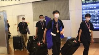 女子U18日本代表がアジア選手権V8を手に帰国 MVPの大森咲愛「ふさわしい選手に」