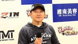【RIZIN.38】凱旋勝利の堀口恭司が安堵の表情　今後は「格闘技界を盛り上げたい」「Bellatorでベルトを」