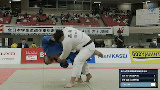 全日本学生柔道体重別選手権大会 大会2日目 第2試合場【見逃し配信】