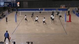全日本バレーボール大学選手権大会 Oコート 男子 1回戦【見逃し配信】