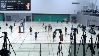 全日本バレーボール大学選手権大会 Sコート 女子 1回戦【見逃し配信】