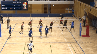 全日本バレーボール大学選手権大会 Eコート 男子 3回戦【見逃し配信】