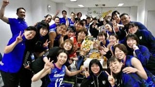埼玉上尾　山岸あかねがＶリーグ230試合出場を達成