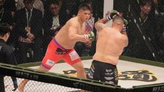 【RIZIN】スダリオ剛、UFC仕込みのMMAファイトで南海の大魔神を“血染め”圧倒　「産まれた子供にかっこいい姿見せられた」