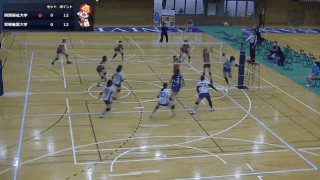 関西大学バレーボール連盟 女子1部春季リーグ戦 Aコート【見逃し配信】