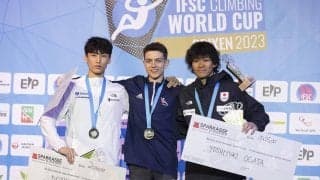 緒方良行が3位で今季初の表彰台！【IFSC ボルダーワールドカップ ブリクセン】