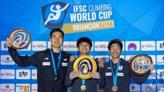 【スポーツクライミング】安楽宙斗がリードW杯優勝の快挙！そして日本人男子は表彰台独占