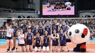 【フォトギャラリー】女子日本代表 5連勝で世界1位のトルコ戦へ　FIVBパリ五輪予選/ワールドカップバレー2023（ベルギー戦）