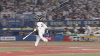 巨人時代より勝負強くなってる！ ロッテを救ったヒーロー“ダイナマイト慎吾”のカッコ良すぎる劇的サヨナラを打った後のバット投げがスゴい