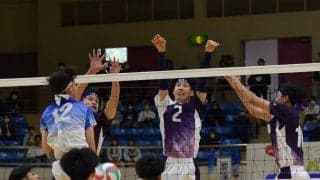 春高バレー岩手大会　男子が花巻東、女子は盛岡誠桜