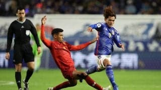 「A代表デビュー5秒でボール回収！」初招集・佐野海舟の回収力が話題に　交代直後のミドルシュートに指揮官ニヤリの瞬間も「佐野いいな！」