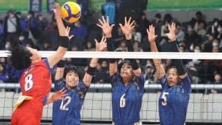 春高バレー　金蘭会、４度目頂点は好発進　エース上村「楽しくプレーできた」