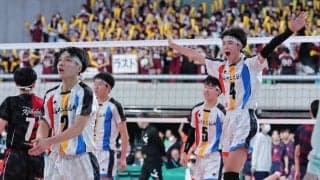 春高バレー　福井工大福井、圧倒発進！　目標は県勢初のセンターコート