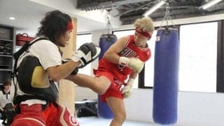 【ONE】「最高の状態に仕上げたい」武尊、“気迫”のミット打ちを披露　世界タイトルマッチに向け最終調整へ