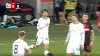 「いきなり首位相手に楽しみ」「期待されてる証拠」 ボルシアMG福田獅王がブンデスリーガデビューの瞬間　日本のサムライの出場に深夜のSNSも大熱狂！