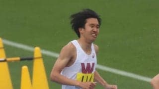 早大勢ユニバ目指すも奮わず／日本学生個人選手権１日目