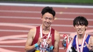 国立競技場での熱闘開幕！ 井川が表彰台、予選通過多数／関カレ１日目