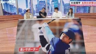大谷翔平が右肘に装着しているサポーターを体感→バットを振ってみた　着け心地は「けっこうキツめ」だけど… ホームランは増発する可能性