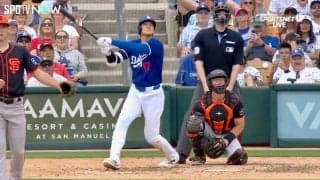 大谷翔平の衝撃“逆方向弾”に相手投手呆然 擦ったあたりでもスタンドイン「普通はレフトフライなのに」ファンも同情