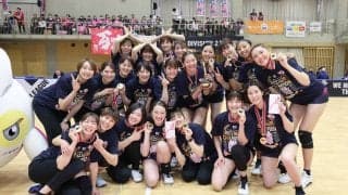 VリーグV2女子　姫路が完全優勝で制覇