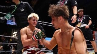 【RIZIN.46】鈴木千裕、“王座防衛”のTKO勝ちに場内騒然　朝倉未来は対戦に意欲「やりたいですね」