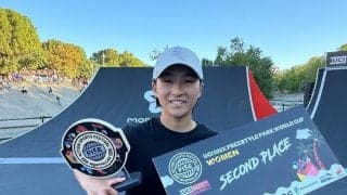 世界最高峰の舞台で最年少の快挙。小澤美晴が初ワールドカップで準優勝「FISE Montpellier 2024」BMXフリースタイル・パーク種目