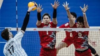 男子日本代表　初戦はアルゼンチンに逆転勝利