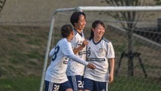 [女子サッカー]ＤＦ長尾が１Ｇ２Ａの活躍で、東国大相手に４－２の快勝！