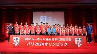 パリオリンピックに出場するバレーボール日本代表が集結 壮行会でファンとともに一つに