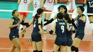 U20女子日本代表　アジア選手権決勝は地元・中国にフルセットで惜敗し準優勝