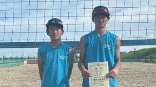 兄弟で目指す全国大会連覇。フレンズの杉浦爽太＆丈琉がビーチバレーボール中学2人制で県予選突破