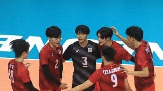 U20男子日本代表　アジア選手権2次ラウンドで連勝し準決勝へ