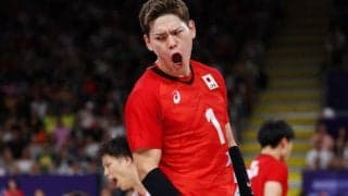「軌道に乗った！」バレー男子日本、初勝利で勢い！「僕のホームなので」西田有志が両チーム最多21得点で吠えた【パリ五輪】