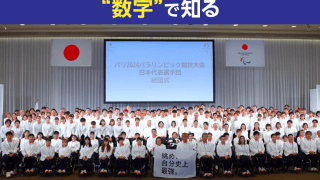 パリ2024パラリンピック開幕直前！  数字で楽しむ日本代表選手のあれこれ