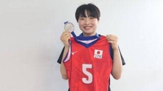 身長168㎝の中山沙也（金蘭会高）が驚きのベストOH賞　「やっぱりレベルが高い」先輩とさらに高みへ【2024女子U17世界選手権大会】