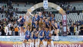 セリエA女子のスーペルコッパで関菜々巳のイモコがミラノを破り優勝　ミラノは福留慧美が全セットスタメン出場