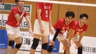 習志野高　「強気でいこう」と後がなくなった第4セットから逆転勝ち 18年連続の春高へ【春高2025千葉県予選（男子）】
