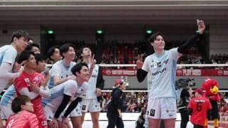 【バレー】サントリー・髙橋藍 パリ五輪を経験したことで見えてきたもの　SV男子会見