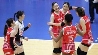 【バレー】NEC川崎が前日フルセットで敗れたAstemoに3-0で快勝。姫路は大阪MVに3-1で勝利し、連敗脱出　SV女子