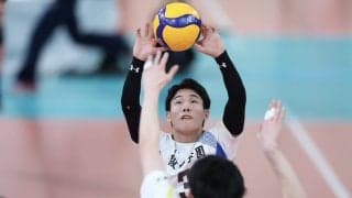 三宅綜大に芽生えた向上心 「関田さんがA代表で正セッターをしている以上、身長のせいにしたくない」【駿台学園高全国三冠メンバー、次の舞台へ】