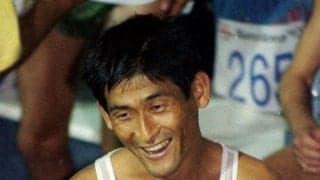 1992年バルセロナ五輪、谷口浩美は転倒している瞬間も「むしろ冷静で、脱げたシューズがどこにあるのかを確認していた」