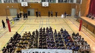 第18回むさしの国中学大会はひばりが丘中（男子）、武蔵村山一中（女子）が優勝