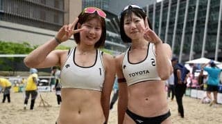 ビーチバレー界期待の新星「のあめい」がトップツアーで奮闘 「世界」を見据える若きふたりの可能性