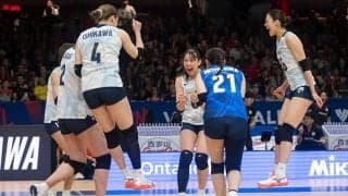 女子日本代表　開催国カナダに快勝　開幕から3戦連続のストレート勝ち