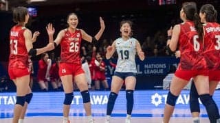 女子日本代表　ドミニカ共和国にストレート勝ちで開幕から無傷の4連勝