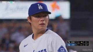 こんな球打てるか！山本由伸、74センチ垂直落下の絶品スプリット 相手打者は道具を全部“ポーイ”の一部始終