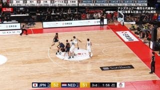 「ファウルを吹いたってくれ！」201cm逸材の連続リバウンド＆もみくちゃバトルに解説絶叫！「桜木花道かと思った」「惚れ惚れする」川島悠翔をファンも絶賛