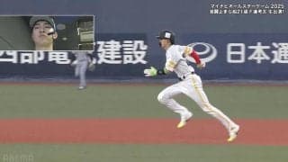 3.5秒の決着！強肩・甲斐vs俊足・周東の“ほこたて対決”が話題「アツすぎる！」「初球から走ったよw」