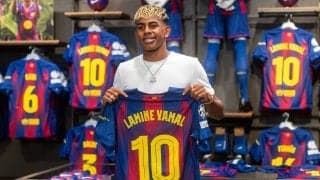 バルセロナがヴィッセル神戸戦のスタメン発表！「新10番」ヤマル、司令塔ペドリ、新加入のJ・ガルシアなど
