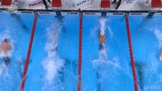 世界水泳・男子50mバタフライで生まれた超激戦はまさに“タッチの差”100分の3秒で勝ったのはどっちだ？